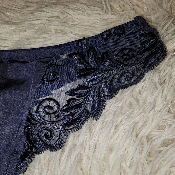 Soma Intimates & Sleepwear Vintage Blue Soma Blue Thong Panties